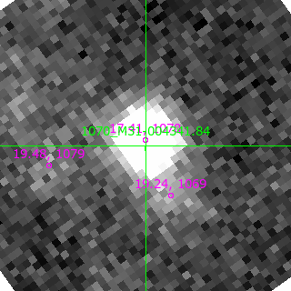 M31-004341.84 in filter V on MJD  58812.160