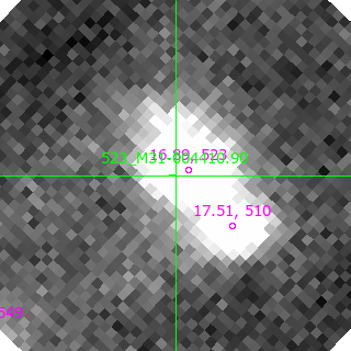M31-004410.90 in filter R on MJD  58433.090