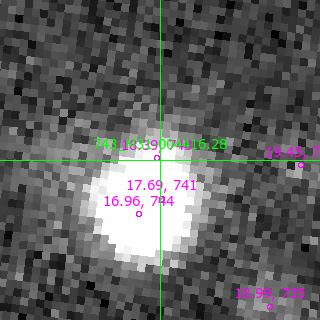 M31-004416.28 in filter B on MJD  56915.140