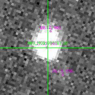 M31-004417.10 in filter B on MJD  57633.300