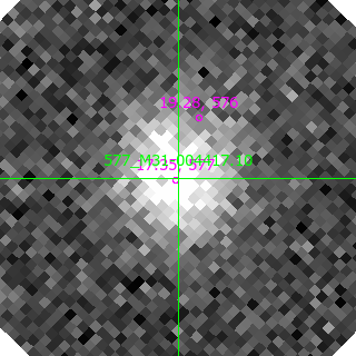 M31-004417.10 in filter B on MJD  58436.040