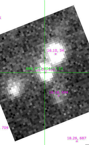 M31-004417.10 in filter I on MJD  60651.110