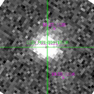 M31-004417.10 in filter V on MJD  58312.260
