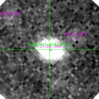 M31-004424.21 in filter B on MJD  58433.090