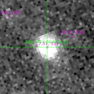 M31-004424.21 in filter B on MJD  60649.080