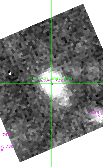 M31-004424.21 in filter I on MJD  60555.140