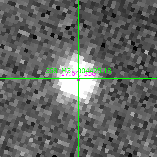 M31-004425.18 in filter B on MJD  57633.320