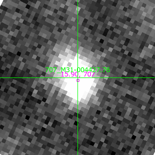 M31-004427.76 in filter I on MJD  57928.340