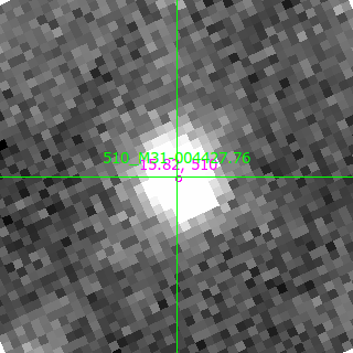 M31-004427.76 in filter I on MJD  60172.190