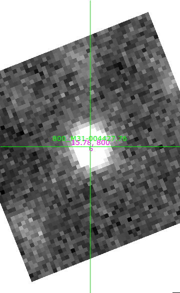 M31-004427.76 in filter I on MJD  60651.110