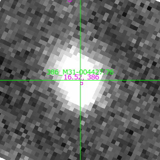 M31-004427.76 in filter R on MJD  57928.340