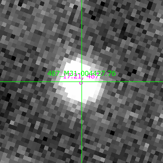 M31-004427.76 in filter V on MJD  57633.300