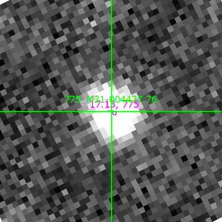 M31-004427.76 in filter V on MJD  60147.260