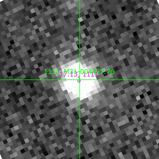 M31-004427.76 in filter V on MJD  60172.190