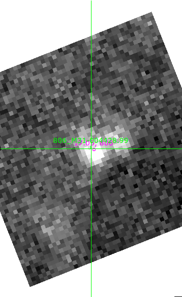 M31-004428.99 in filter I on MJD  60651.110