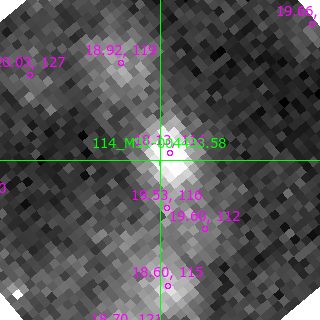 M31-004433.58 in filter B on MJD  58695.300