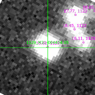 M31-004434.65 in filter B on MJD  58073.090