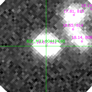 M31-004434.65 in filter B on MJD  58433.090