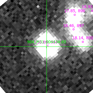 M31-004434.65 in filter B on MJD  58696.300