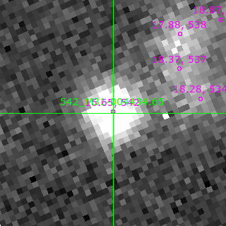 M31-004434.65 in filter B on MJD  60469.350