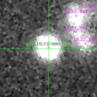 M31-004434.65 in filter B on MJD  60649.080