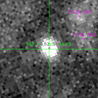 M31-004434.65 in filter I on MJD  60587.100