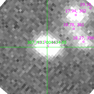 M31-004434.65 in filter V on MJD  58375.120