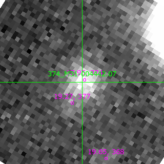 M31-004442.07 in filter V on MJD  58316.260