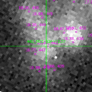 M31-004443.57 in filter B on MJD  57928.370