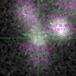 M31-004443.57 in filter B on MJD  58043.060