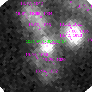 M31-004443.57 in filter B on MJD  58696.300