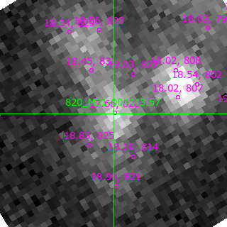 M31-004443.57 in filter B on MJD  59077.200