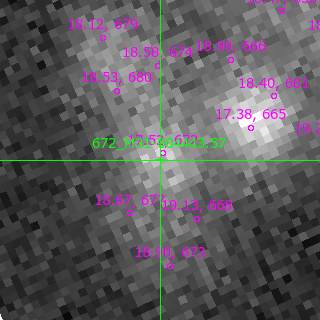 M31-004443.57 in filter B on MJD  60202.100