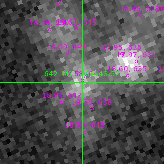 M31-004443.57 in filter B on MJD  60469.350