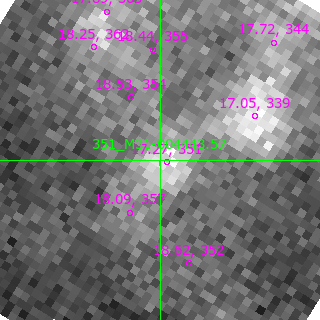 M31-004443.57 in filter I on MJD  58316.260