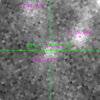 M31-004443.57 in filter I on MJD  60529.230