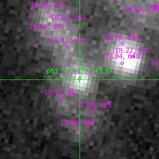 M31-004443.57 in filter V on MJD  57227.310