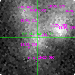 M31-004443.57 in filter V on MJD  57928.370