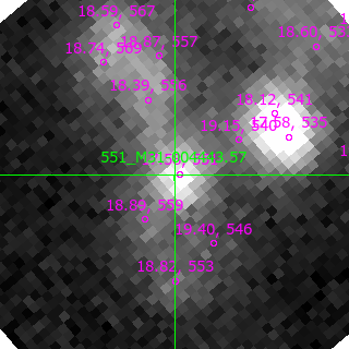 M31-004443.57 in filter V on MJD  58695.340