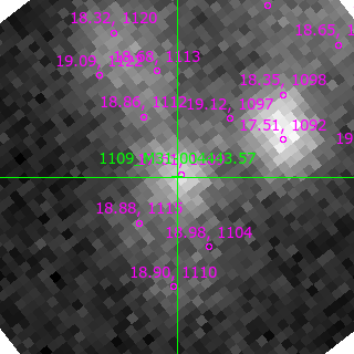 M31-004443.57 in filter V on MJD  58750.100