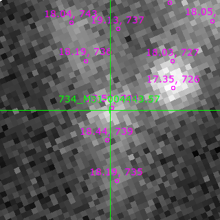 M31-004443.57 in filter V on MJD  60469.350