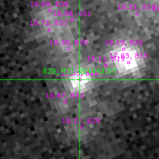 M31-004443.57 in filter V on MJD  60587.100