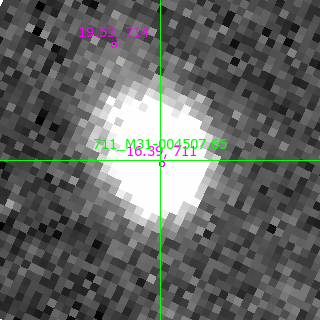M31-004507.65 in filter B on MJD  57928.370