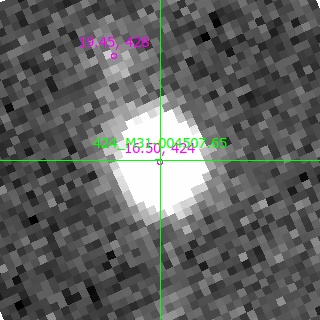 M31-004507.65 in filter B on MJD  60202.180