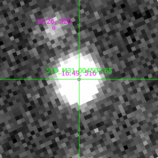M31-004507.65 in filter B on MJD  60292.130