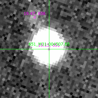 M31-004507.65 in filter V on MJD  57633.320