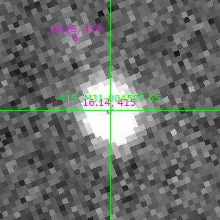 M31-004507.65 in filter V on MJD  60594.050