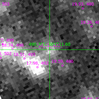 M31-004511.60 in filter B on MJD  60172.320