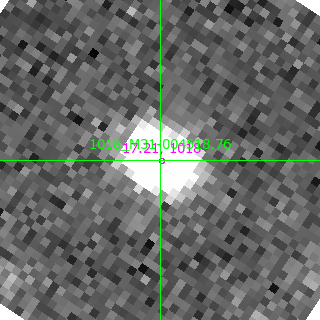 M31-004518.76 in filter B on MJD  58312.290