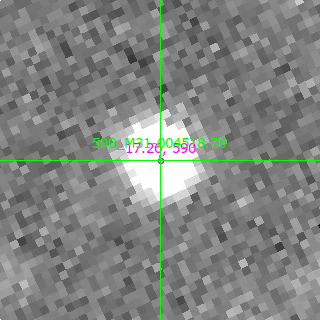 M31-004518.76 in filter B on MJD  60172.320